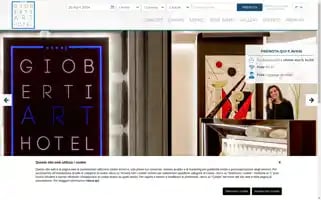 Giobertiarthotel.it Screenshot 2024-04-26 12:09:04
