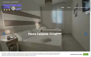 Portocesareohotel.it Screenshot 2024-04-25 10:39:05