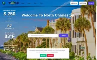 Northcharlestontourism.com Screenshot 2024-04-15 09:52:20