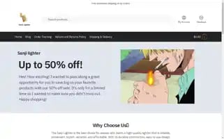 Sanji-lighter.com Screenshot 2024-05-23 09:58:21