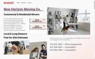 Newhorizonmovingcompany.com Screenshot 2024-07-07 18:29:08