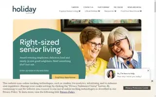 Holidayseniorliving.com Screenshot 2024-05-10 02:33:48