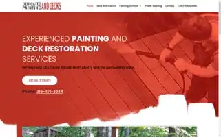 Dedicatedpaintinganddecks.com Screenshot 2024-07-09 19:39:03