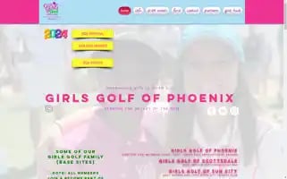 Girlsgolfofphoenix.org Screenshot 2024-07-04 21:05:21