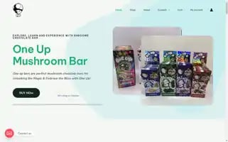 Oneupmushroomsbar.com Screenshot 2024-06-18 15:54:28