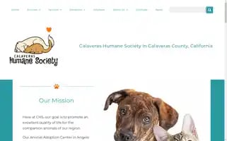 Calaverashumane.org Screenshot 2024-05-08 23:05:17