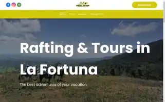 Arenalrafting-adventure-tours.com Screenshot 2024-04-18 18:25:57