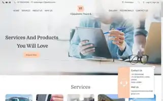 Vijayalaxmitourstravels.com Screenshot 2024-04-14 10:32:07