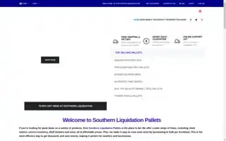 Southernliquidationpallet.com Screenshot 2024-05-25 19:18:03