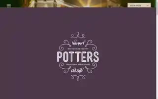 Potterspub.co.uk Screenshot 2024-07-07 03:22:20