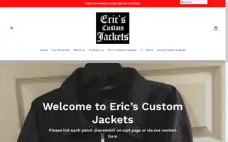 Ericscustomjackets.com Screenshot 2024-04-25 06:42:14