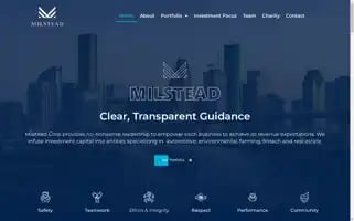 Milsteadcorporation.com Screenshot 2024-07-06 02:43:21
