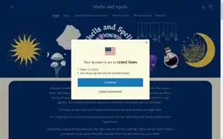 Shellsandspells.co.uk Screenshot 2024-04-27 11:06:57