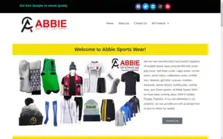 Abbiesportswear.com Screenshot 2024-05-21 16:28:31