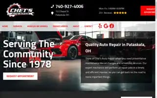 Chetsautorepair.com Screenshot 2024-05-15 17:19:02