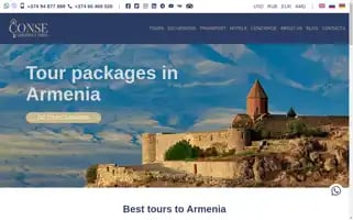 Conciergetravel.am Screenshot 2024-04-17 07:40:34