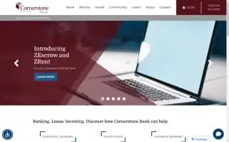 Cornerstonebank.com Screenshot 2024-07-02 12:04:15
