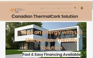 Canadianthermalcorksolution.com Screenshot 2024-07-02 09:29:29