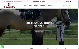Lussorohorsesaddle.com Screenshot 2024-05-19 10:41:11