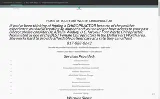 Fortworthchiropractor.com Screenshot 2024-05-15 22:43:07