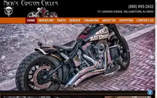 Nickscustomcycles.com Screenshot 2024-05-16 09:47:20