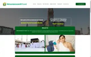 Almunawwarohtravel.com Screenshot 2024-04-17 05:42:13