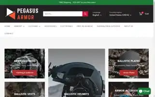 Pegasus-armor.com Screenshot 2024-05-03 20:00:23