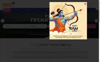 Luckytravelsagency.com Screenshot 2024-04-17 08:59:36