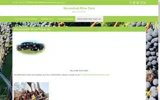 Shenandoahwinetours.com Screenshot 2024-04-14 13:22:02