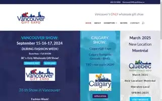 Vancouvergiftexpo.com Screenshot 2024-06-18 08:36:09