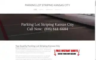 Parkinglotstripingkansascity.com Screenshot 2024-04-22 17:18:39