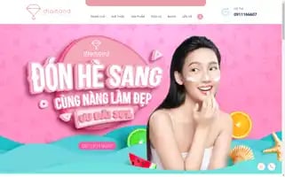 Diamondspa.com.vn Screenshot 2024-06-25 03:59:08