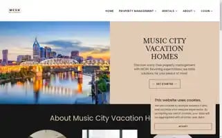 Musiccityvacationhomes.com Screenshot 2024-04-25 14:29:20