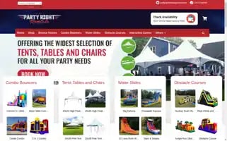 Partyrightrentals.com Screenshot 2024-05-16 11:54:50