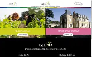 Lycee-belair.fr Screenshot 2024-07-08 08:24:27