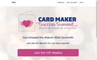 Cardmakersuccesssummit.com Screenshot 2024-07-03 03:17:46