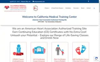 Calmedtrainingcenter.com Screenshot 2024-05-08 23:14:24
