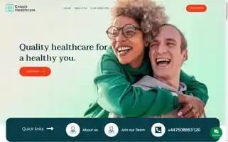 Exquishealthcare.co.uk Screenshot 2024-06-17 12:03:48