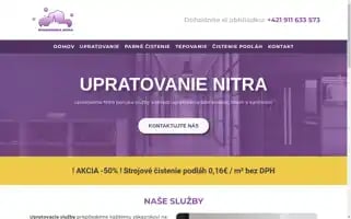 Upratovanienitra.sk Screenshot 2024-07-08 03:06:03