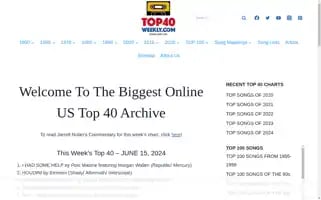 Top40weekly.com Screenshot 2024-06-13 14:40:11