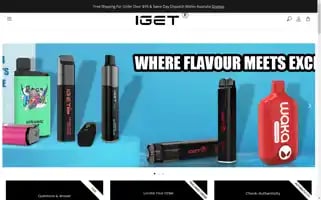 Igetvape.store Screenshot 2024-05-20 08:11:46