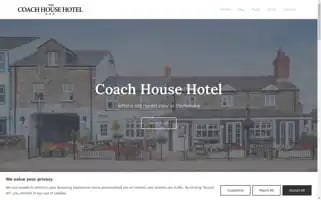 Thecoachhousehotel.com Screenshot 2024-04-16 12:00:57