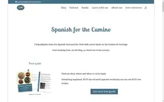 Spanishforcamino.com Screenshot 2024-06-30 02:55:48