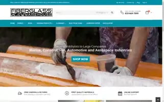 Fiberglasswarehouse.com Screenshot 2024-05-09 17:00:11