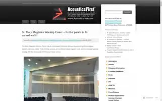 Acousticsfirst.info Screenshot 2024-07-05 16:26:42
