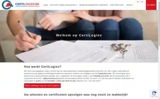 Certilogies.be Screenshot 2024-05-20 16:09:15