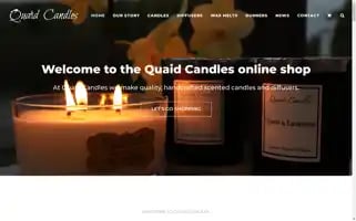 Quaidcandles.ie Screenshot 2024-06-11 21:10:06