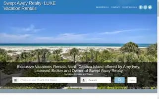 Sweptawayrealtyvacations.com Screenshot 2024-04-17 17:55:30
