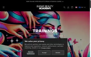 Sugarbeautyacademy.com Screenshot 2024-05-03 20:54:44