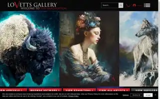 Lovettsgallery.com Screenshot 2024-06-30 04:49:30
